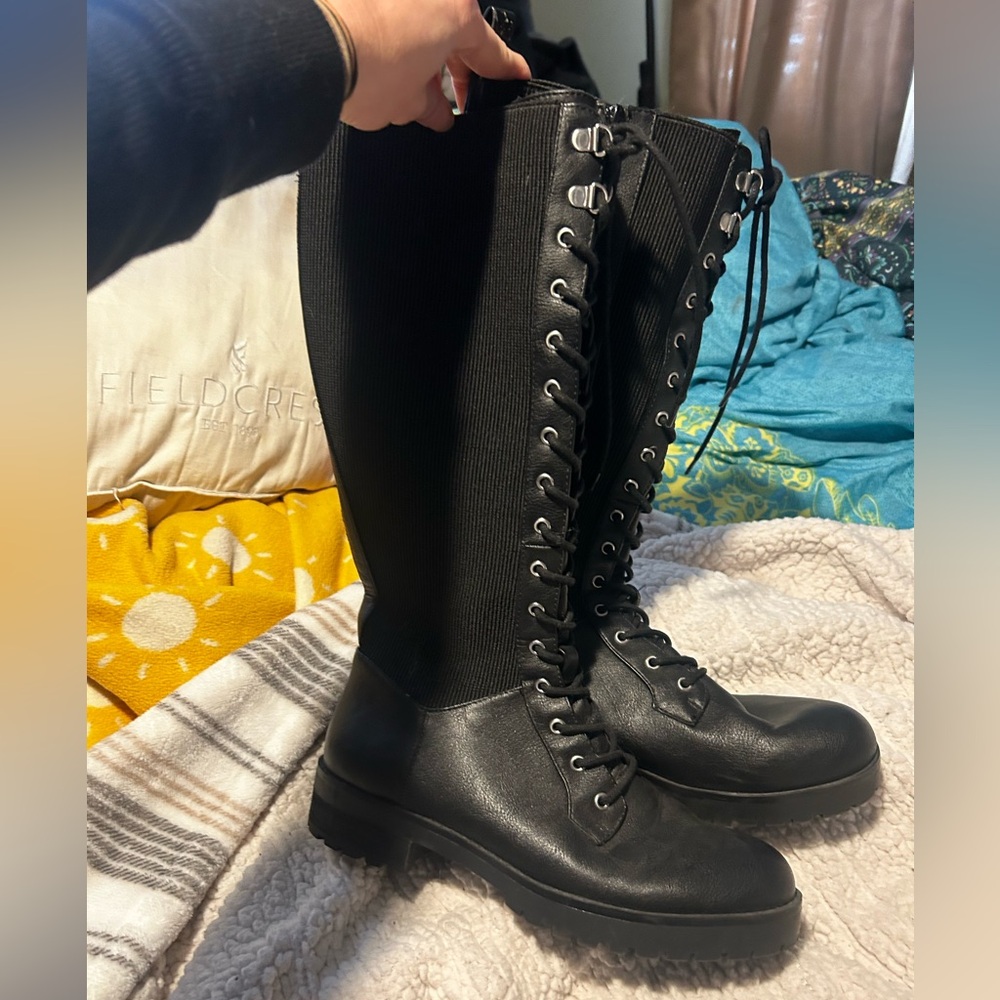 SUPA COOL combat/granny style boots by CROWN VINTAGE!!
